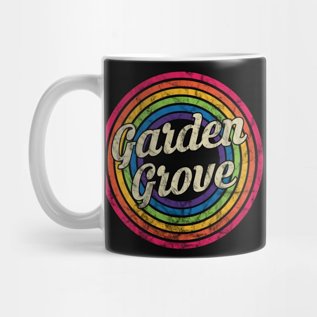 Garden Grove- Retro Rainbow Faded-Style by MaydenArt